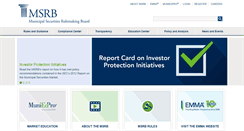 Desktop Screenshot of msrb.org